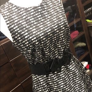 Black and white dress